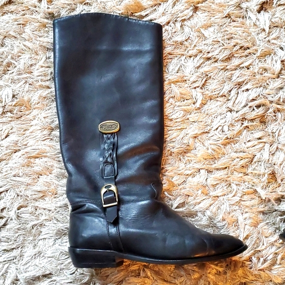 Cristina slouchy leather boots - Picture 2 of 16